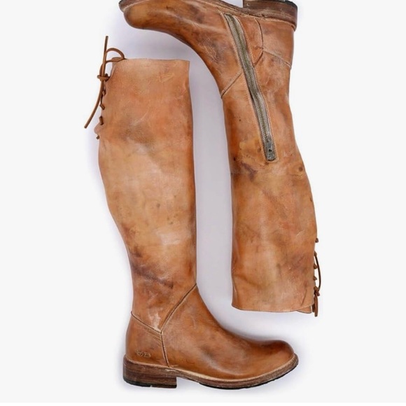 Bed Stu Manchester ll Distressed Lace-Back boots - Picture 2 of 13